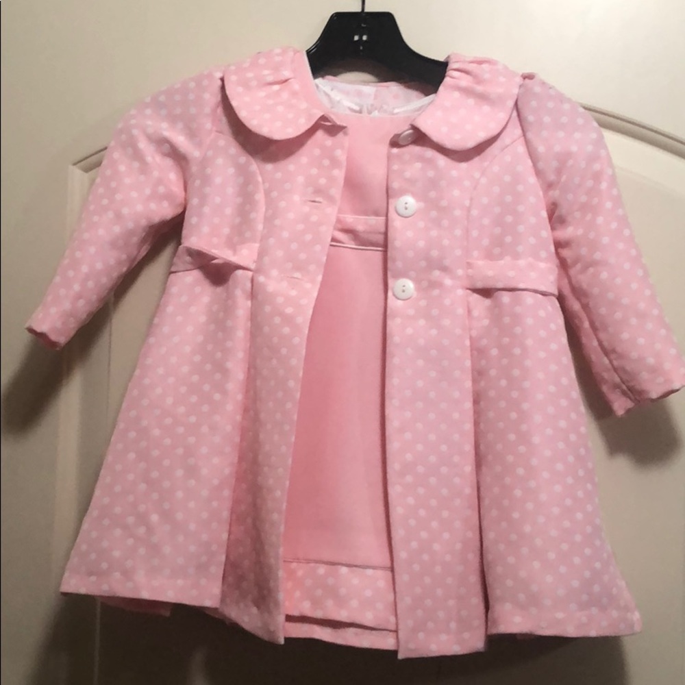 Pink Dress with Matching Coat
